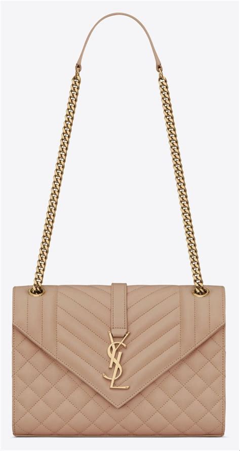 ysl medium envelope bag beige